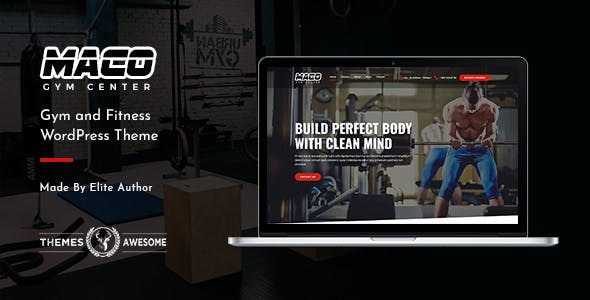 Maco Gym and Fitness WordPress Theme v1.6 Download