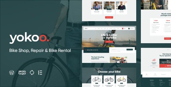 Yokoo v.1.0.2 – Bike Shop & Rental WordPress Theme Download