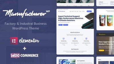 Manufacturer v1.3.5 – Factory and Industrial WordPress Theme Download