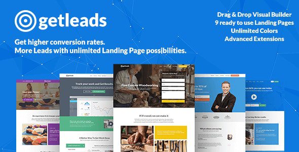 Getleads High – Performance Landing Page WordPress Theme v2.2 Download