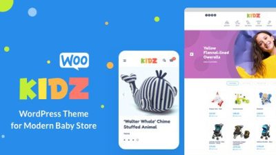 KIDZ v.4.12 – Baby Shop & Kids Store WordPress WooCommerce Theme Download
