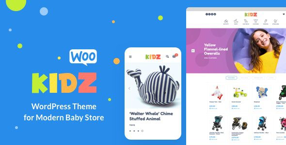 KIDZ v.4.12 – Baby Shop & Kids Store WordPress WooCommerce Theme Download
