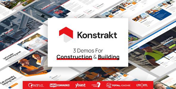 Konstrakt – WordPress Theme for Construction v1.0.6 Download