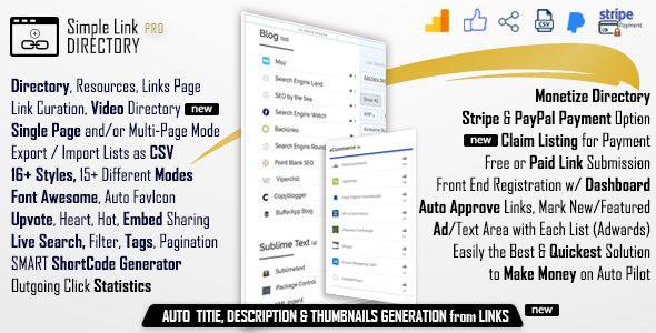 Simple Link Directory Pro v13.4.9 – WordPress Plugin Download