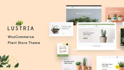 Lustria v.2.3 – MultiPurpose Plant Store WordPress Theme Download