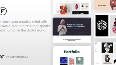 Fraxos – Creative Portfolio WordPress Theme v.1.8.1 Download