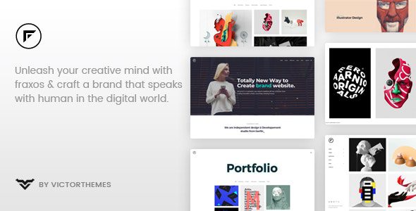 Fraxos – Creative Portfolio WordPress Theme v.1.8.1 Download