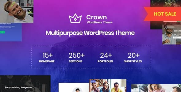 Crown v.1.0.4 Multi Purpose WordPress Theme Download