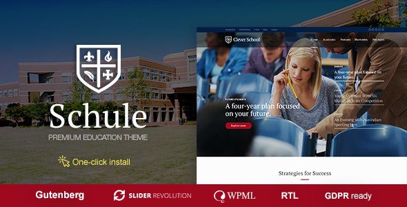 Schule – School & Education Theme v1.1.1 Download