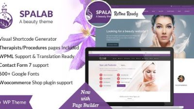 Spa Lab v.5.2 Beauty WordPress Theme Download