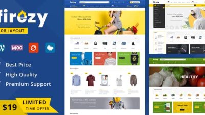 firezy – Multipurpose WooCommerce Theme (version 21 September 2021) Download