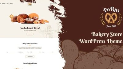 Porus – Bakery Store WordPress Theme v.1.0.5 Download