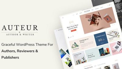 Auteur-WordPress-Theme-for-Authors-and-Publishers-Nulled-Download