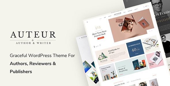 Auteur-WordPress-Theme-for-Authors-and-Publishers-Nulled-Download