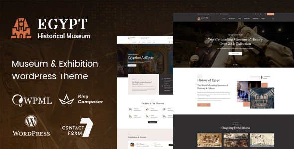 Egypt – Museum & Exhibition WordPress Theme v1.6 Download