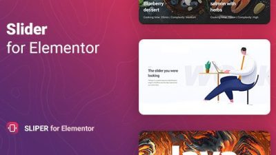 Sliper – Full-screen Slider for Elementor v1.0.3 Download