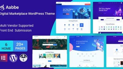 Aabbe v3.4.0 – Digital Marketplace WordPress Theme Download
