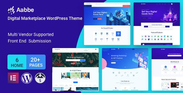 Aabbe v3.4.0 – Digital Marketplace WordPress Theme Download