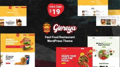 Gloreya v2.0.5 – Fast Food WordPress Theme Download