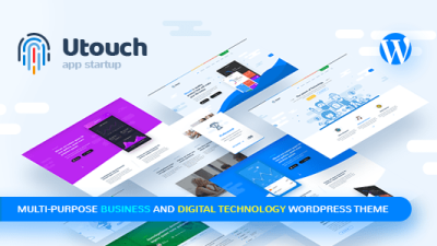 Utouch Startup – Multi-Purpose Business and Digital Technology WordPress Theme v3.3 Download