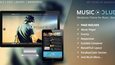 Music Club v.1.8.5 – Band Party WordPress Download