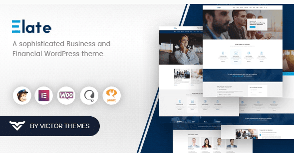 Elate | Financial Consulting WordPress Theme v1.4.1 Download