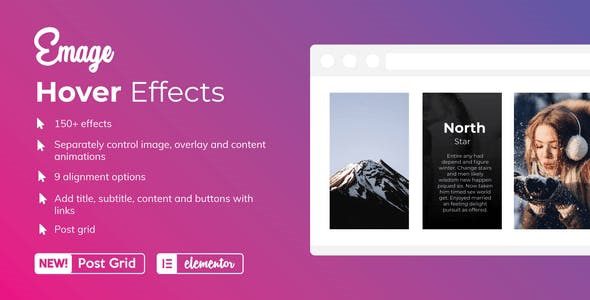 Emage v4.3.4 – Image Hover Effects for Elementor Pro Download