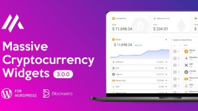 Massive Cryptocurrency Widgets Crypto Plugin v.3.2.0 Download