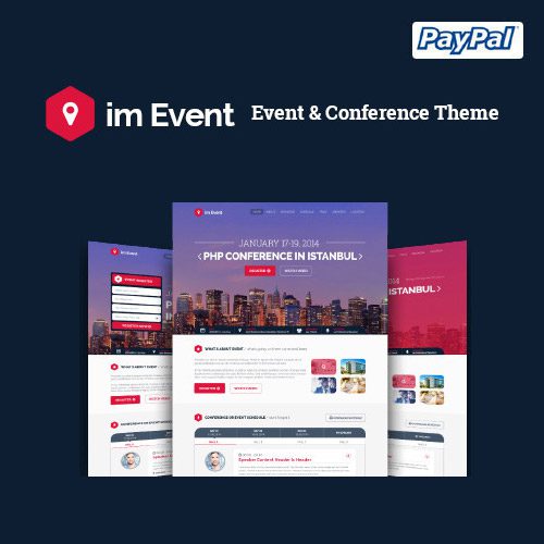 imEvent – Event & Conference WordPress Theme v.3.3.2 Download