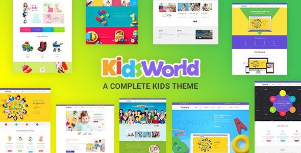Kids Heaven v3.0 – Children WordPress Theme Download
