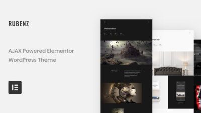 Rubenz Creative Portfolio AJAX WordPress Theme v2.6.0 Download