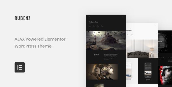 Rubenz Creative Portfolio AJAX WordPress Theme v2.6.0 Download
