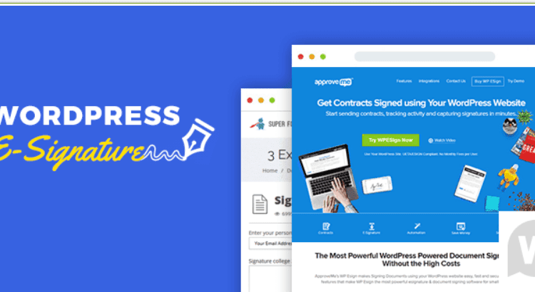 WP E-Signature v1.6.1 – Digital Signature for WordPress Download