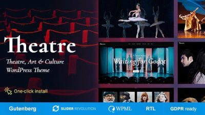 v.1.2.1 Theater – Concert & Art Event Entertainment Theme Download