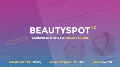 BeautySpot v.3.5.0 – WordPress Theme for Beauty Salons Download