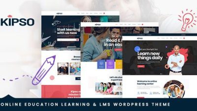 Kipso v1.1.6 – Education LMS WordPress Theme GPL