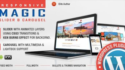 Magic Responsive Slider and Carousel WordPress Plugin v.1.7.1 Download