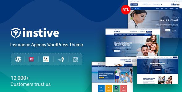 Instive v1.1.8 – Insurance WordPress Theme Download