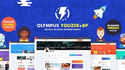 Olympus Powerful BuddyPress Theme for Social Networking v.3.80 Download