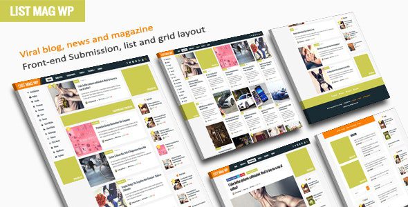 List Mag WP v.3.3 – A Responsive WordPress Blog Theme Download