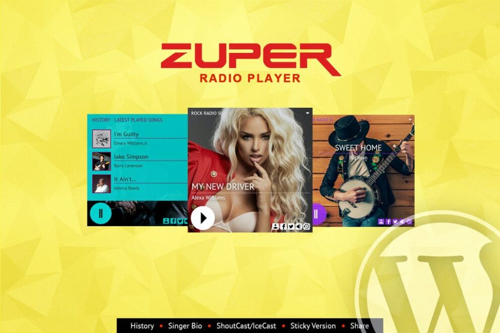 Zuper v3.2 Shoutcast and Icecast Radio Player With History Download