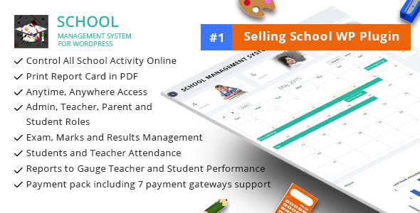 School Management System for WordPress v.76.0 Download