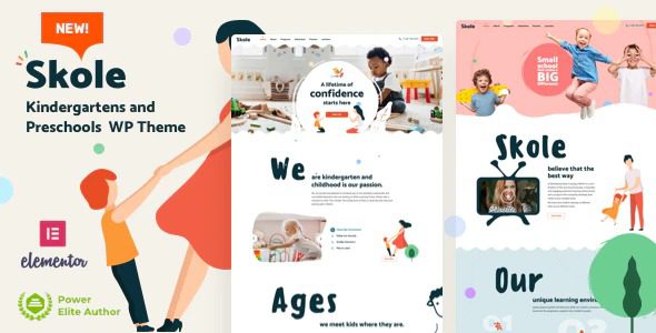 Skole-School-Kindergarten-WordPress-Elementor-Nulled-download