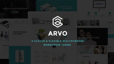 Arvo v2.6 – A Clever & Flexible Multipurpose WordPress Them Download