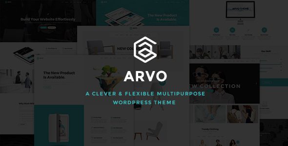 Arvo v2.6 – A Clever & Flexible Multipurpose WordPress Them Download