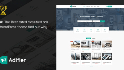 Adifier – Classified Ads WordPress Theme v3.8.9 Download