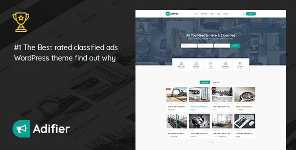 Adifier – Classified Ads WordPress Theme v3.8.9 Download