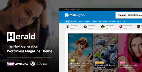 Herald – Newspaper & News Portal WordPress Theme v.2.5 Download