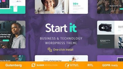 Start It – Technology & Startup WP Theme v.1.0.9 Download