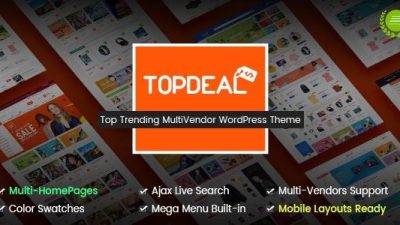 TopDeal – Multi Vendor Marketplace WordPress Theme v.2.2.0 Download